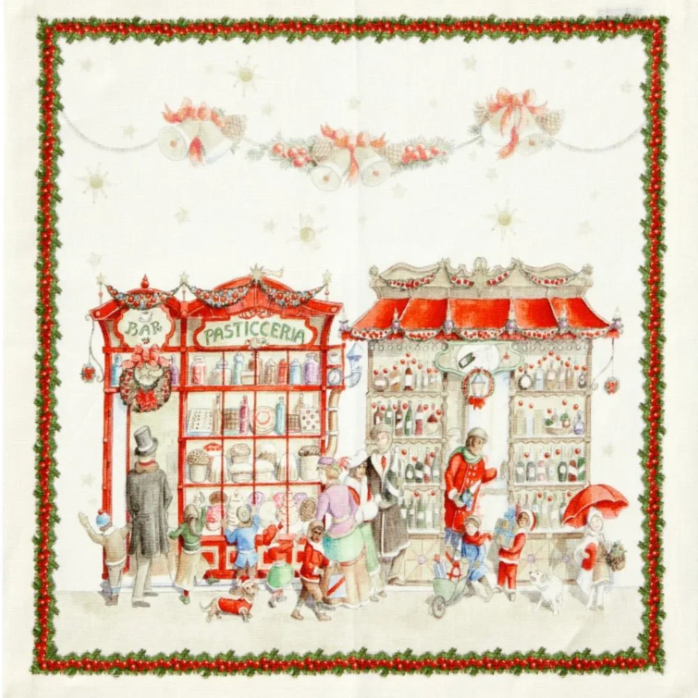 Williams Sonoma Town Square Napkins, Set of 4